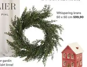 Hemtex Whispering krans 50 x 50 cm erbjuda