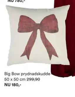 Hemtex Big Bow prydnadskudde 50 x 50 cm, SEK 180 erbjuda