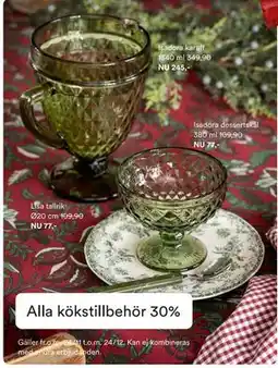 Hemtex Isadora dessertskål, SEK 77 erbjuda