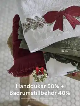 Hemtex Badrumstillbehör 40% erbjuda