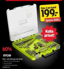 Jula Borr- och bitssats 60 delar, SEK 199 erbjuda