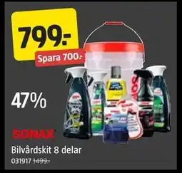 Jula Bilvårdskit 8 delar, SEK 799 erbjuda