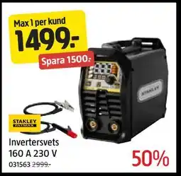 Jula Invertersvets 160 A 230 V, SEK 1499 erbjuda