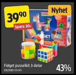 Jula Fidget pusselkit 3 delar, SEK 39.9 erbjuda