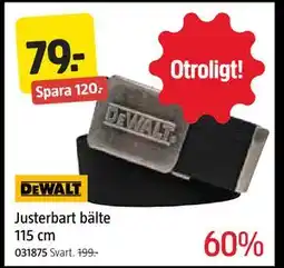 Jula Justerbart bälte 115 cm, SEK 79 erbjuda