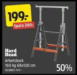 Jula Arbetsbock 160 kg 68x120 cm, SEK 199 erbjuda