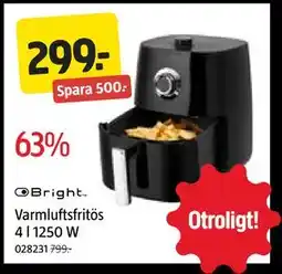 Jula Varmluftsfritös 4 l 1250 W, SEK 299 erbjuda