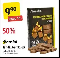Jula Tändkuber 32 -pk, SEK 9.9 erbjuda