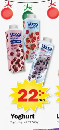 Pekås Yoghurt, SEK 22 erbjuda