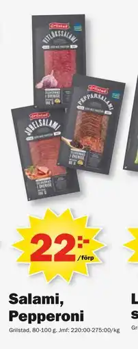 Pekås Salami, Pepperoni, SEK 22 erbjuda
