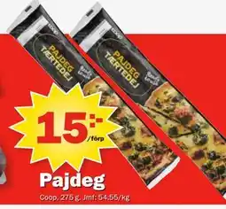 Pekås Pajdeg, SEK 15 erbjuda