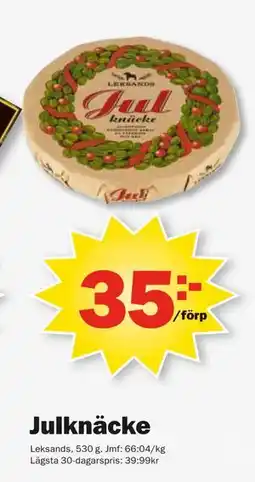 Pekås Julknäcke, SEK 35 erbjuda