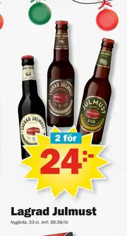 Pekås Lagrad Julmust, SEK 24 erbjuda