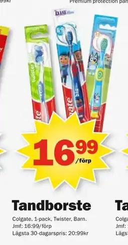 Pekås Tandborste, SEK 16.99 erbjuda