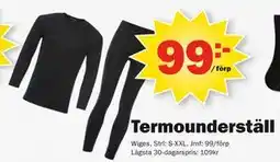 Pekås Termounderställ, SEK 99 erbjuda