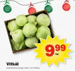 Pekås Vitkål, SEK 9.99 erbjuda