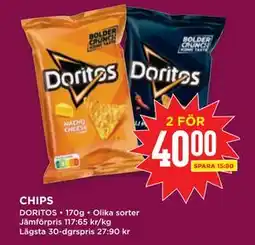 Willys CHIPS, SEK 40 erbjuda