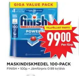 Willys MASKINDISKMEDEL 100-PACK, SEK 99 erbjuda