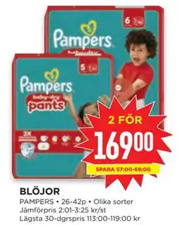 Willys BLÖJOR, SEK 169 erbjuda