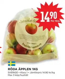 Willys RÖDA ÄPPLEN 1KG, SEK 14.9 erbjuda