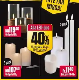 ÖoB Alla LED-ljus erbjuda