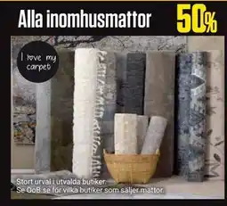 ÖoB Alla inomhusmattor erbjuda