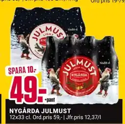 ÖoB NYGÅRDA JULMUST, SEK 49 erbjuda