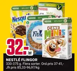 ÖoB NESTLÉ FLINGOR, SEK 32 erbjuda