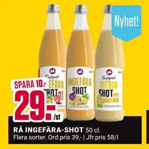 ÖoB RÅ INGEFÄRA-SHOT, SEK 29 erbjuda