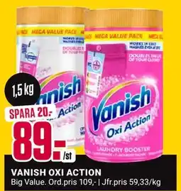 ÖoB VANISH OXI ACTION, SEK 89 erbjuda