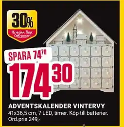 ÖoB ADVENTSKALENDER VINTERVY, SEK 174.3 erbjuda