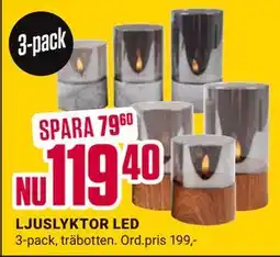 ÖoB LJUSLYKTOR LED, SEK 119.4 erbjuda