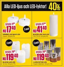 ÖoB Alla LED-ljus och LED-lyktor! erbjuda