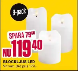 ÖoB BLOCKLJUS LED, SEK 119.4 erbjuda