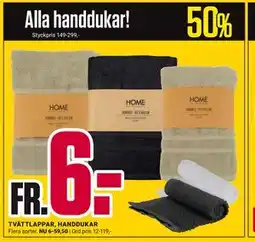 ÖoB TVÄTTLAPPAR, HANDDUKAR erbjuda