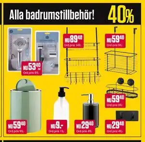 ÖoB Alla badrumstillbehör erbjuda