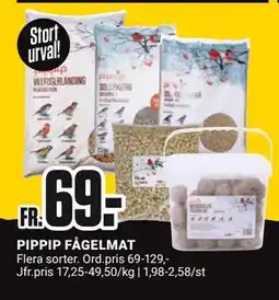 ÖoB PIPPIP FÅGELMAT erbjuda
