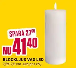 ÖoB BLOCKLJUS VAX LED, SEK 41.4 erbjuda