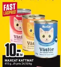 ÖoB MAXCAT KATTMAT, SEK 10 erbjuda