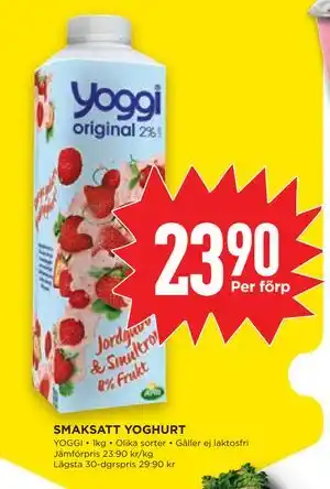 SMAKSATT YOGHURT, SEK 23.9