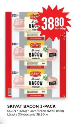 Willys Hemma SKIVAT BACON 3-PACK, SEK 38.8 erbjuda