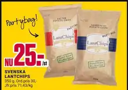 ÖoB SVENSKA LANTCHIPS, SEK 25 erbjuda