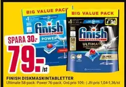 ÖoB FINISH DISKMASKINTABLETTER, SEK 79 erbjuda