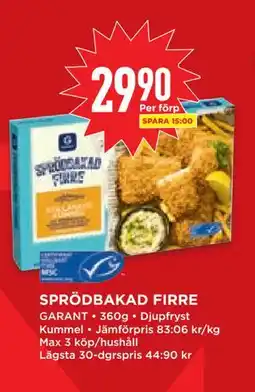 Willys Hemma SPRÖDBAKAD FIRRE, SEK 29.9 erbjuda