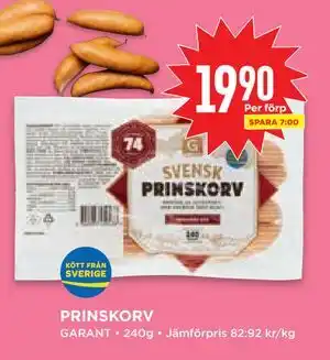 Willys Hemma PRINSKORV, SEK 19.9 erbjuda