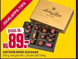 ÖoB ANTHON BERG GULDASK, SEK 89 erbjuda