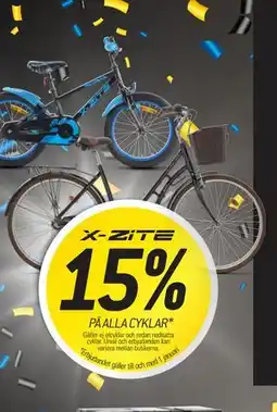 thansen 15% PÅ ALLA CYKLAR erbjuda