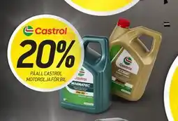 thansen 20%. PÅ ALL CASTROL MOTOROLJA FÖR BIL erbjuda