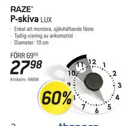 thansen P-skiva, SEK 27.98 erbjuda