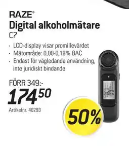 thansen Digital alkoholmätare, SEK 174.5 erbjuda